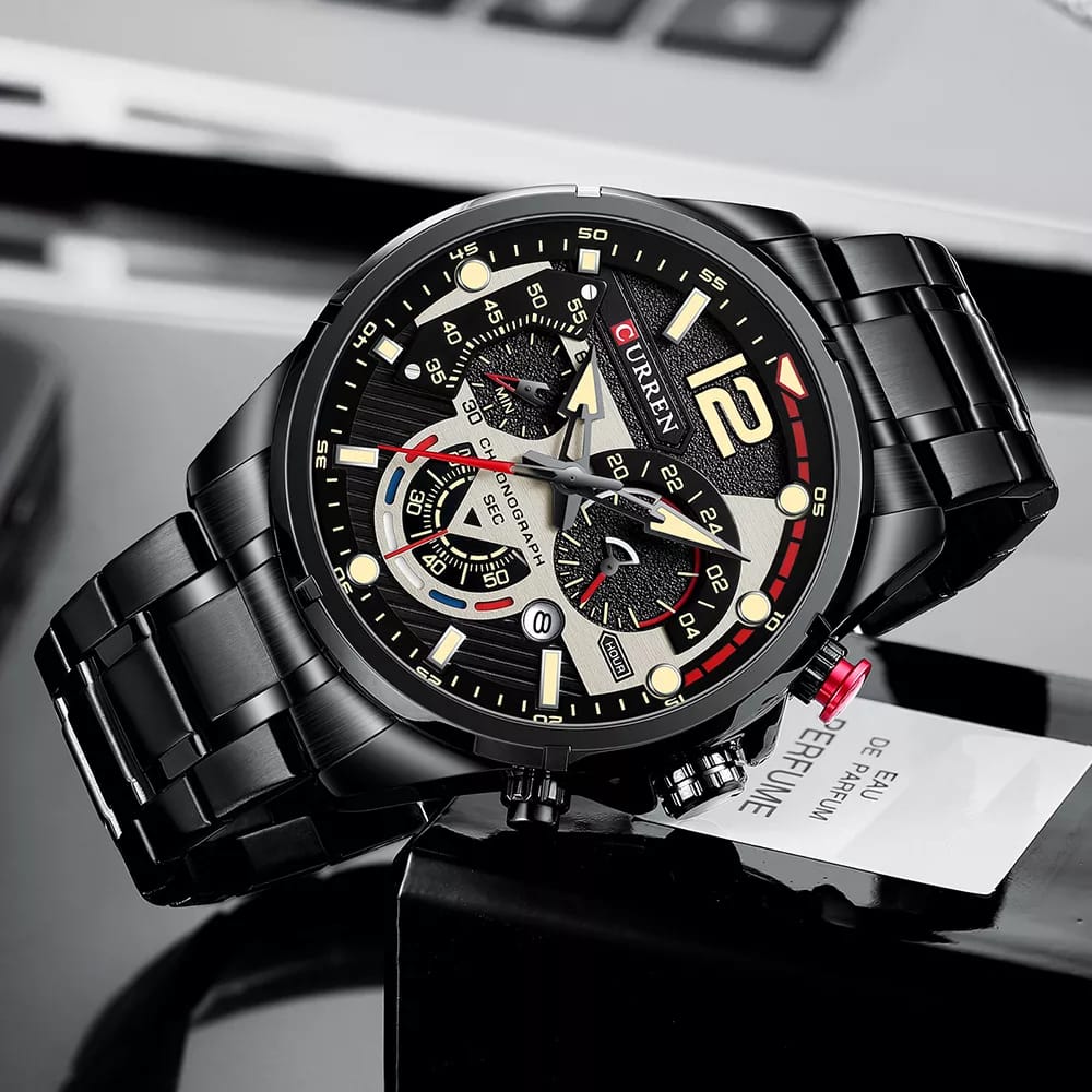 Curren 8395 – Black (Premium Watch)