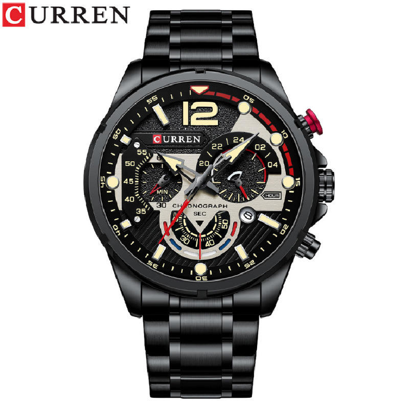 Curren 8395 – Black (Premium Watch)