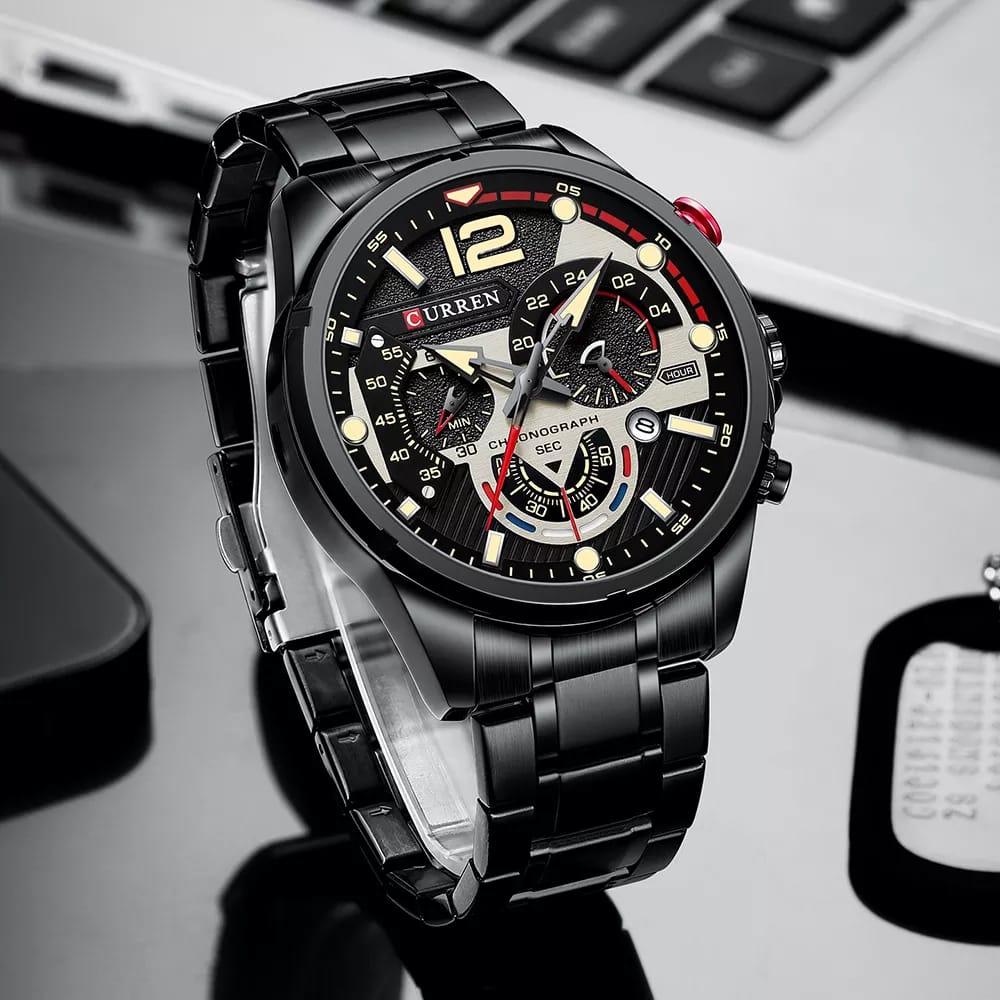 Curren 8395 – Black (Premium Watch)