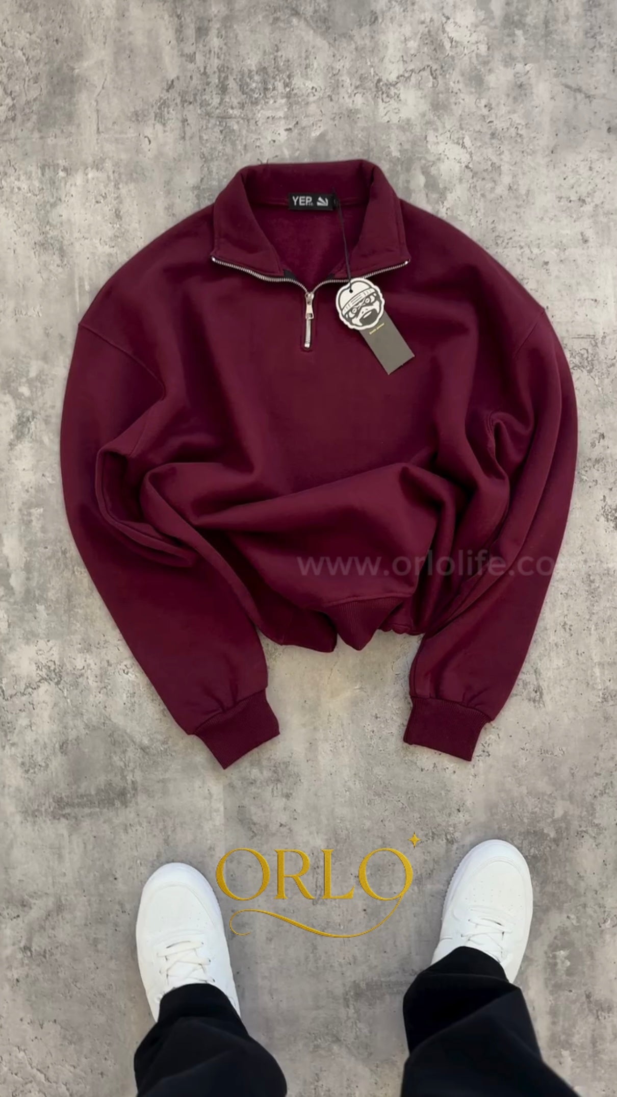 Imported China Fabrics Sweetshirt (1pcs Maroon Colour-15)