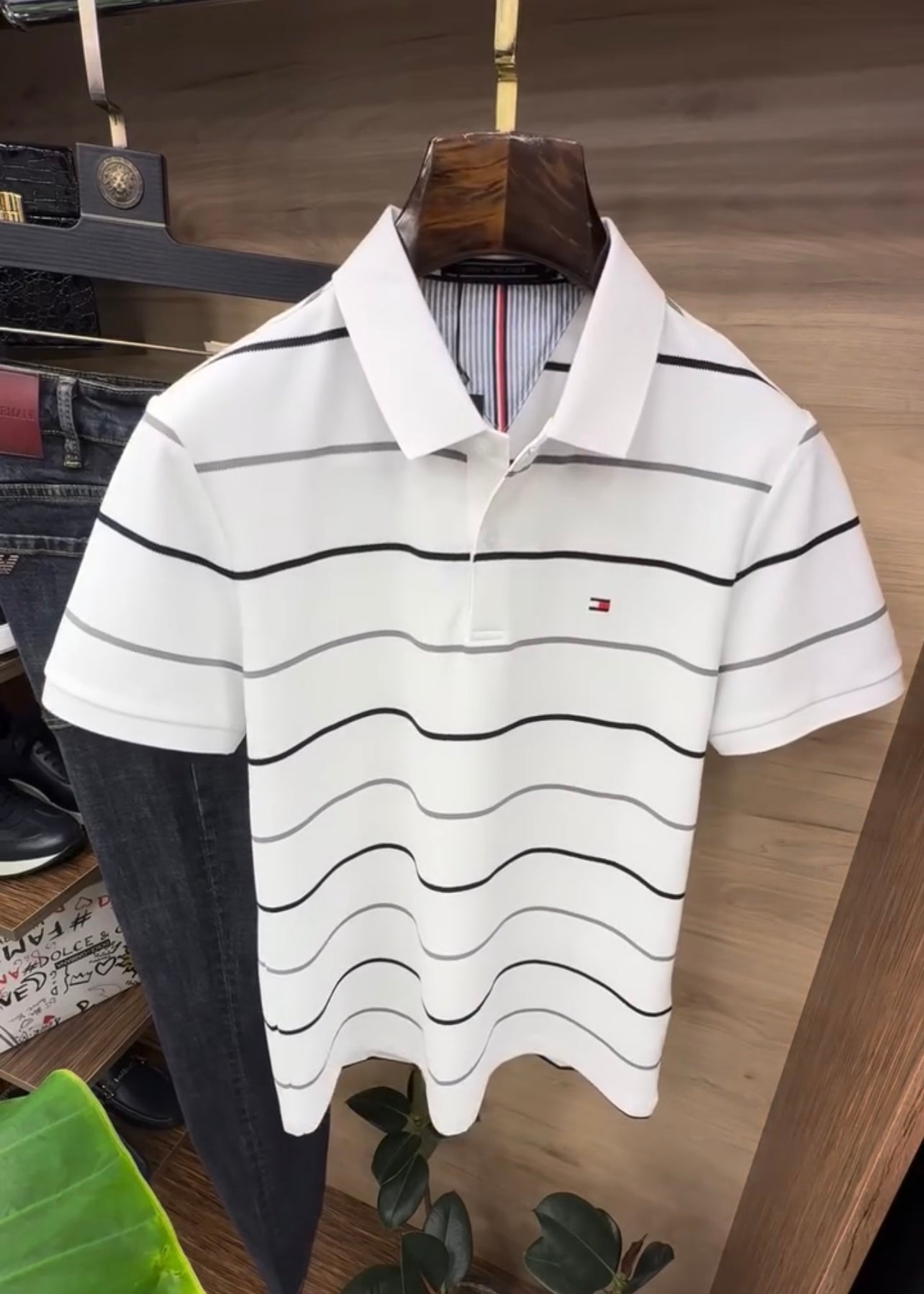 Tommy Polo Shirt (1pc) – White| Code: C- 19