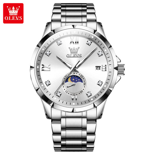 Classic High Quality OLEVS 2956-Silver
