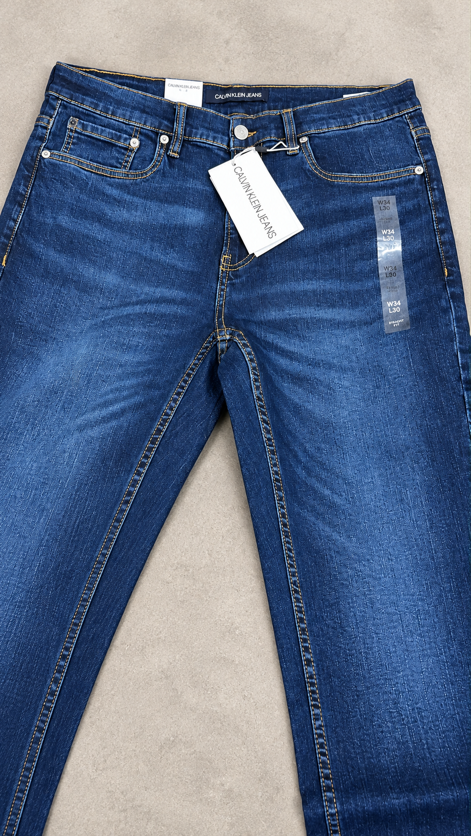 Calvin Klein Men’s Dark Blue Denim Jeans| C-48