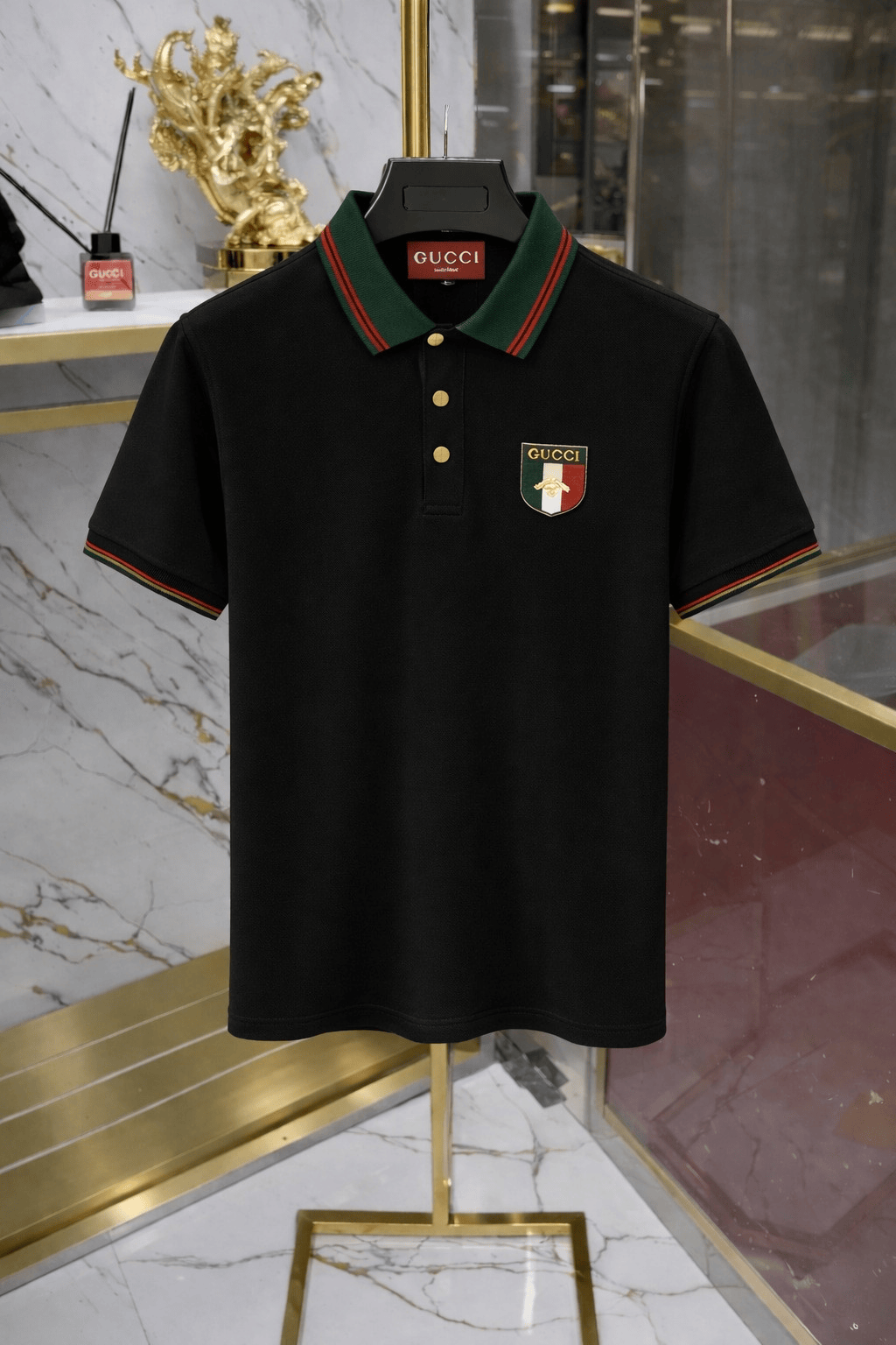 Gucci Polo Shirt (1pc) – Black| Code: C- 23