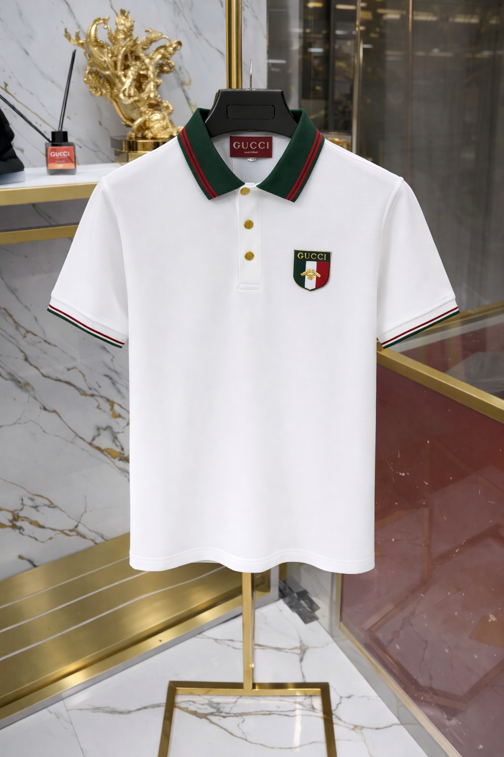 Gucci Polo Shirt (1pc) – White| Code: C- 23