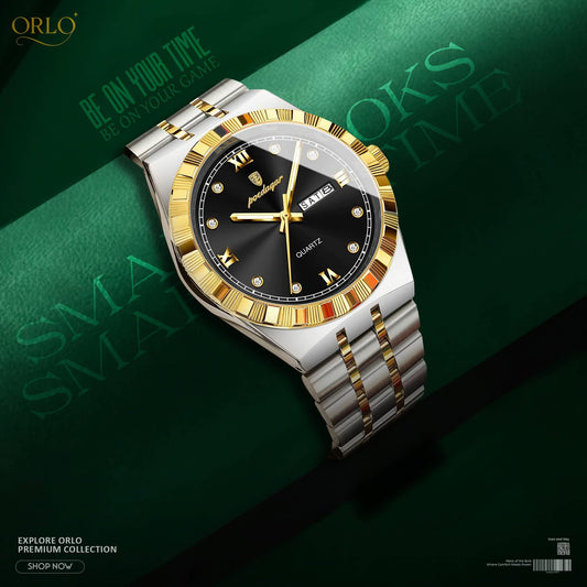 POEDAGAR 872 - Black |Premium Watch For Men |100% Original Watch