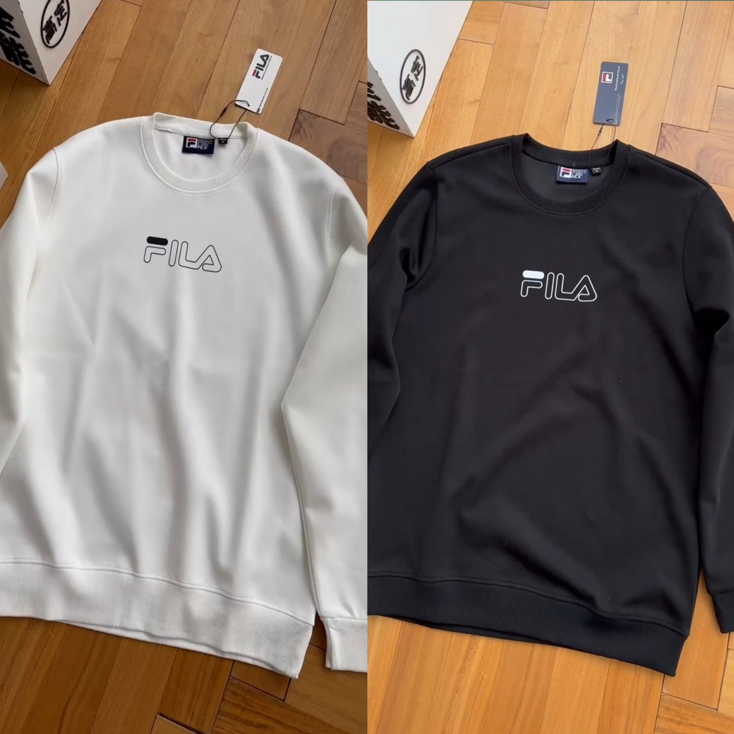 Fila Premium Black and white combo 10