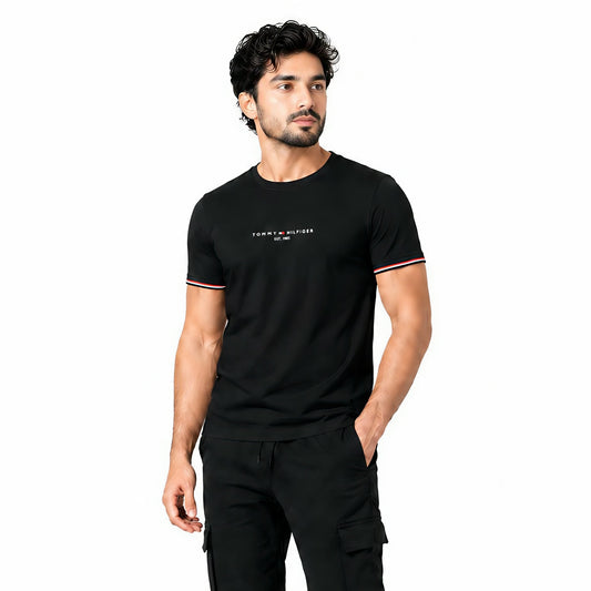 Premium Black T-Shirt for Men | Regular Fit | C-6