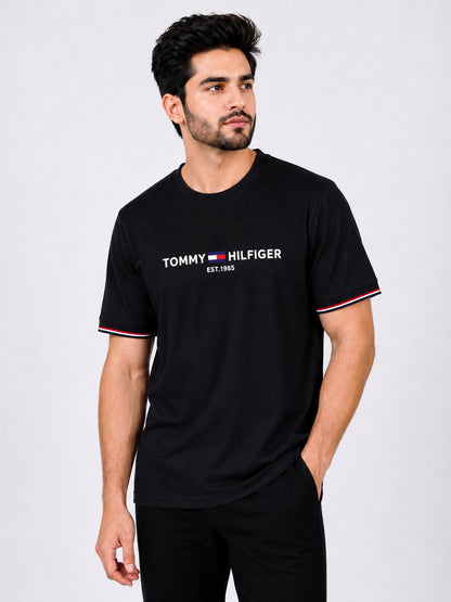 Premium Black & White Signature T-Shirt – 2 Piece Combo | C-06