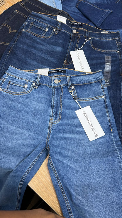 Calvin Klein Men’s Denim Jeans — Light Blue & Dark Blue| C-48