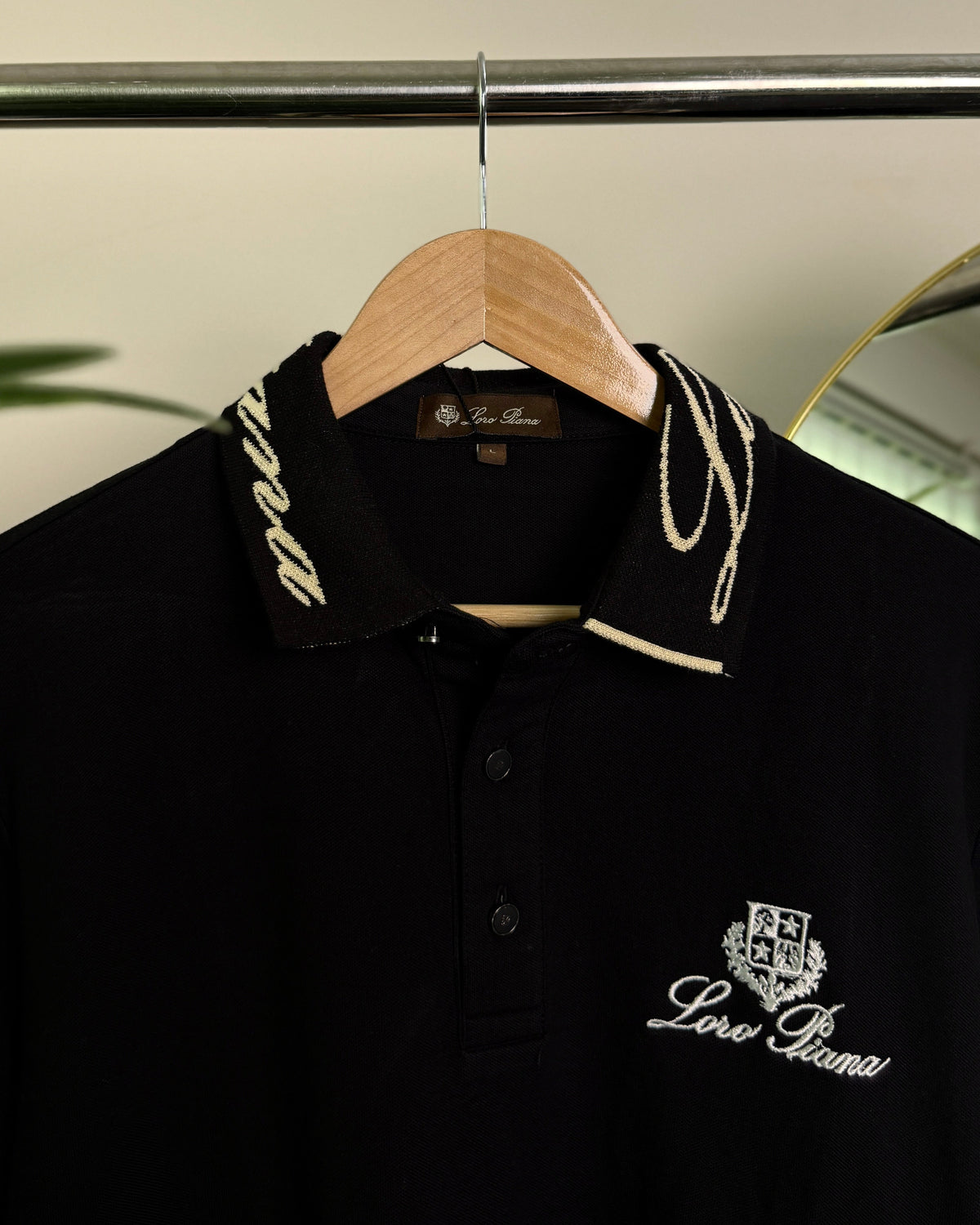 100% Cotton Fabric Black & White Polo shirt 2 Piece Combo18