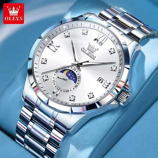 Classic High Quality OLEVS 2956-Silver