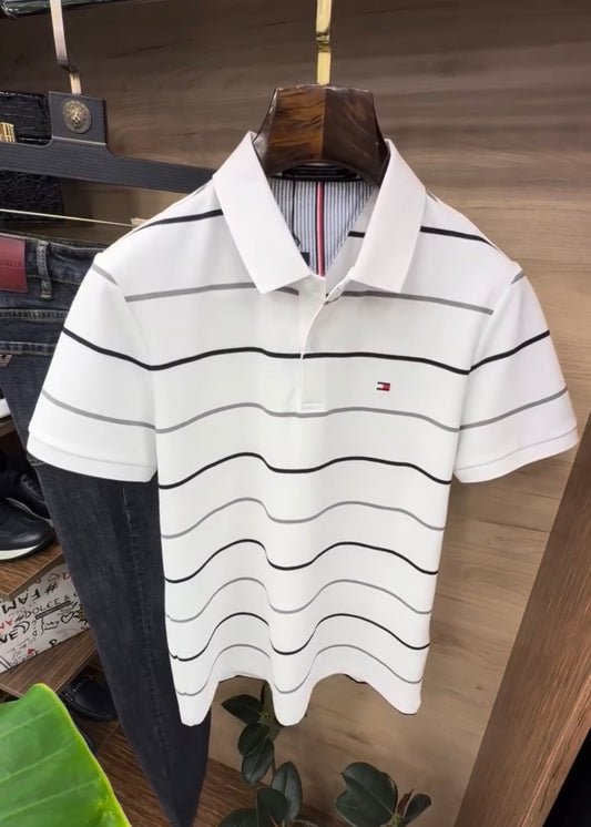 Tommy Polo Shirt (1pc) – White| Code: C- 19