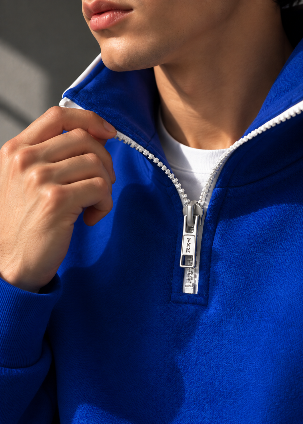 ORLO Premium Half-Zip Sweatshirt Royal Blue |C-14