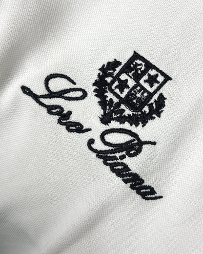 ORLO Signature Embroidered Polo White| C-18