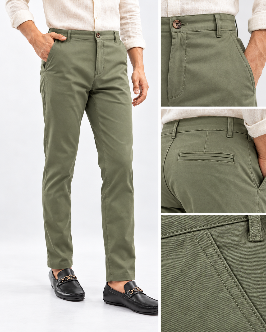 Premium Chino Pant | Olive