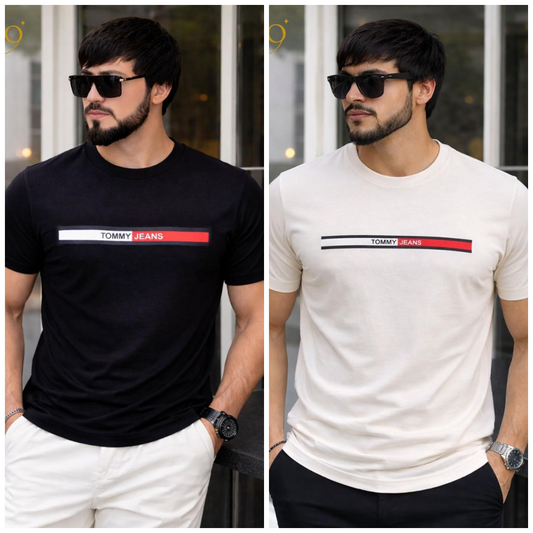 Orlo Premium China Fabric Poloshirt (2pc) – Black & White | Code: C- 36