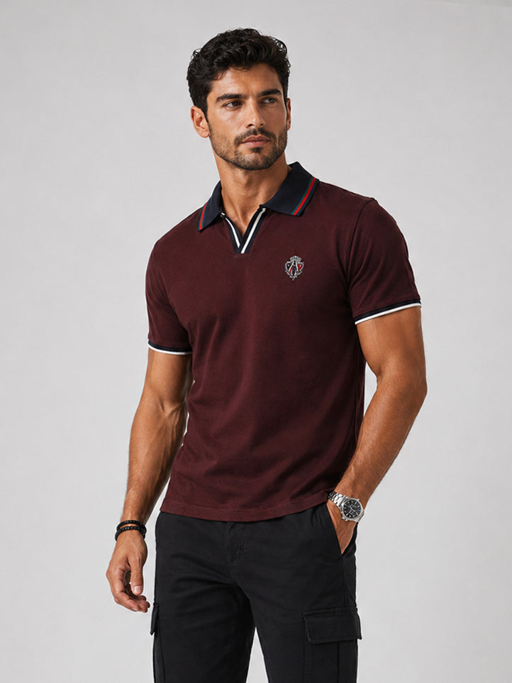 Premium Polo T-Shirt - Maroon | Premium China Fabric | C-42