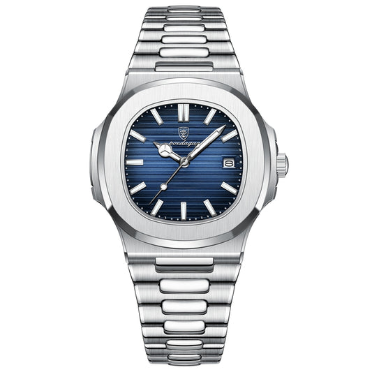 Classic High Quality POEDAGAR 613 Stainless Steel Man-Blue