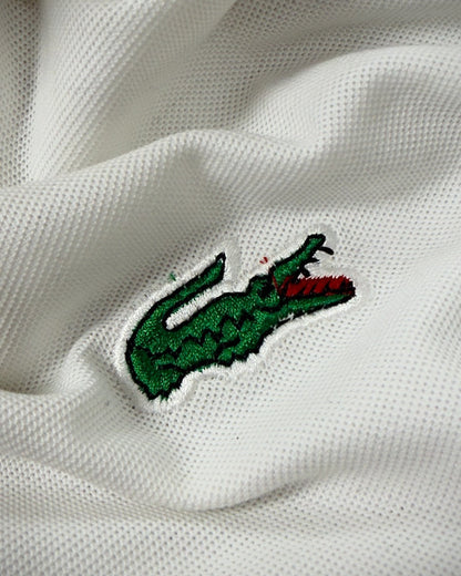 Premium Half Zip Polo Shirt - White | Premium Cotton PK Fabric | C-17